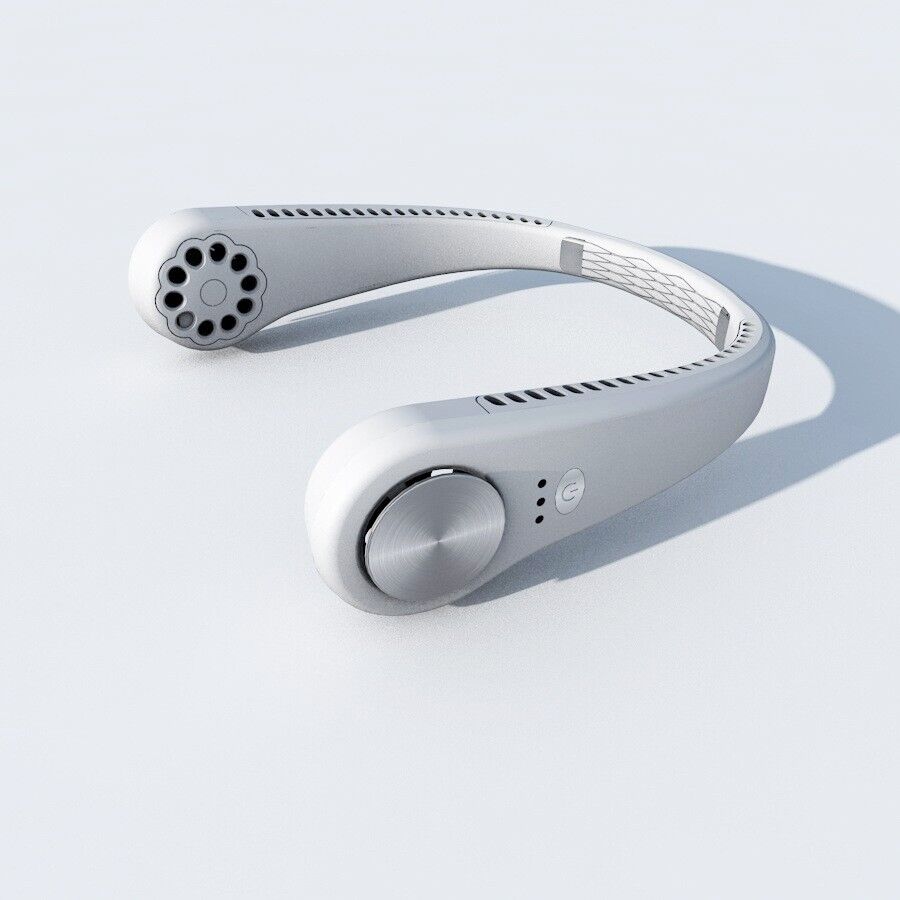 Portable Bladeless Neck Cooling Fan - USB Rechargeable