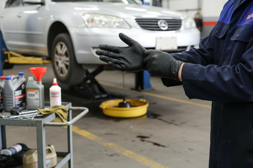 Black Nitrile Gloves