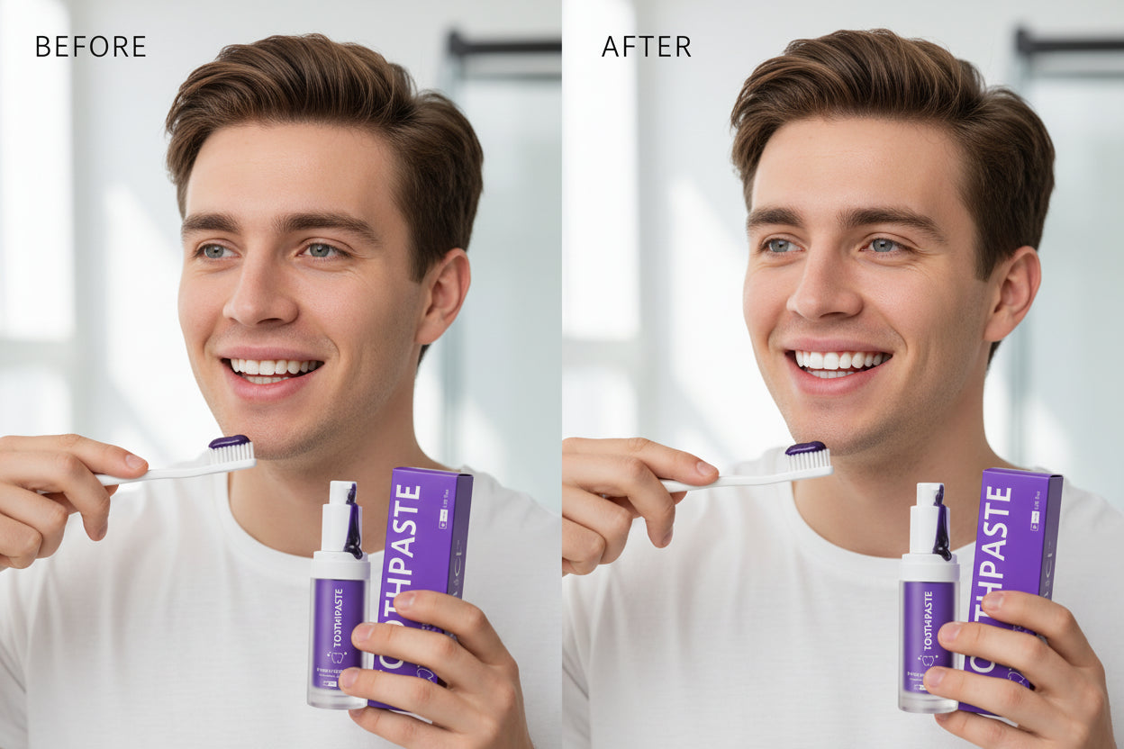 Bright Smile - Purple Whitening Toothpaste